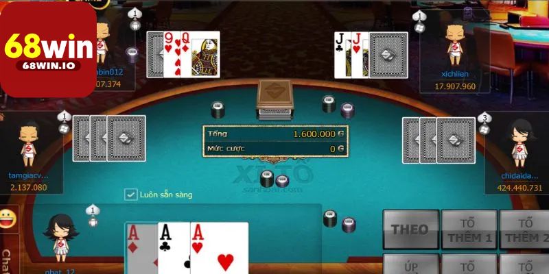 Kinh nghiệm chơi Xì tố tại Xì tố 68Win